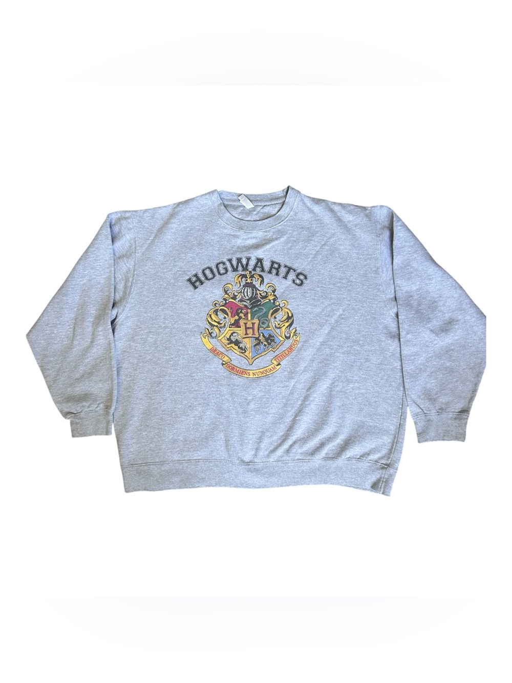 Harry Potter Hogwarts Gray Crewneck Sweatshirt 2XL